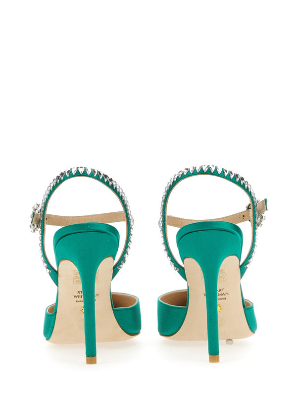 Gemcut 100 Ankle Strap Pump Green