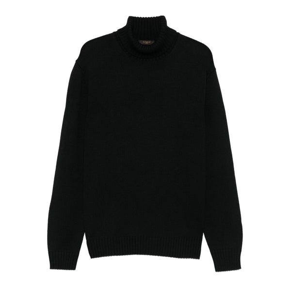 Sweater Black Virgin Wool Jumpers