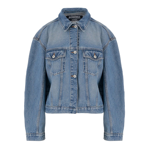 Jacquemus Light Blue Jacket Cork Denim