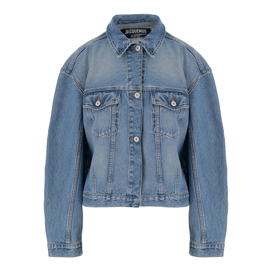 Jacquemus Light Blue Jacket Cork Denim