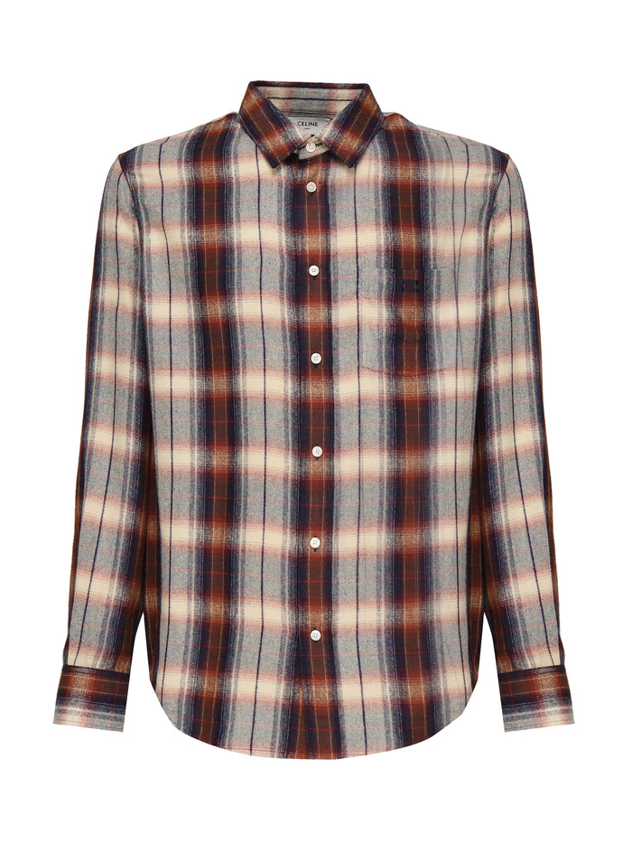 Céline Shirts Vanilla/navy/red