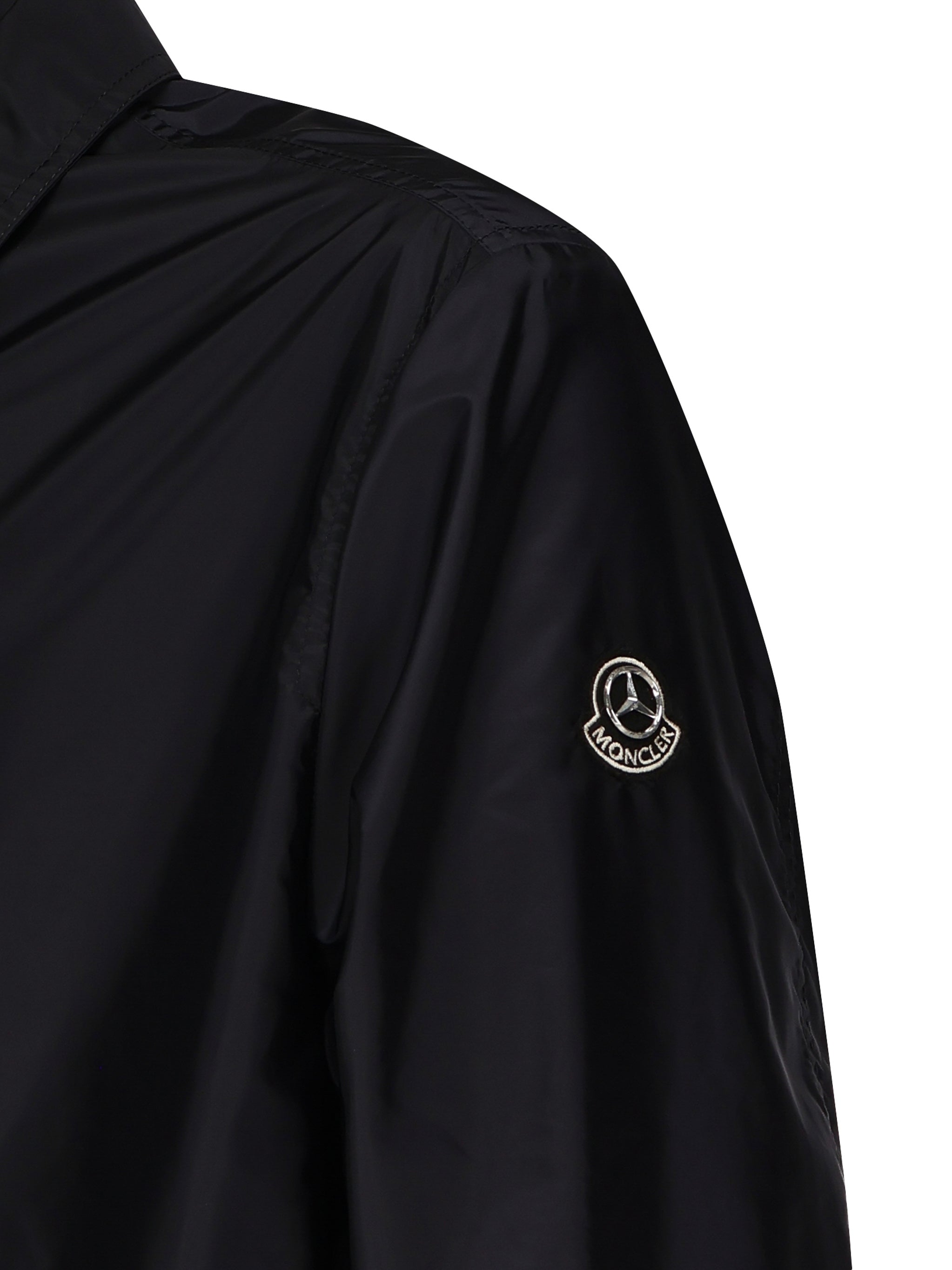 Moncler Jackets Blue Polyamide