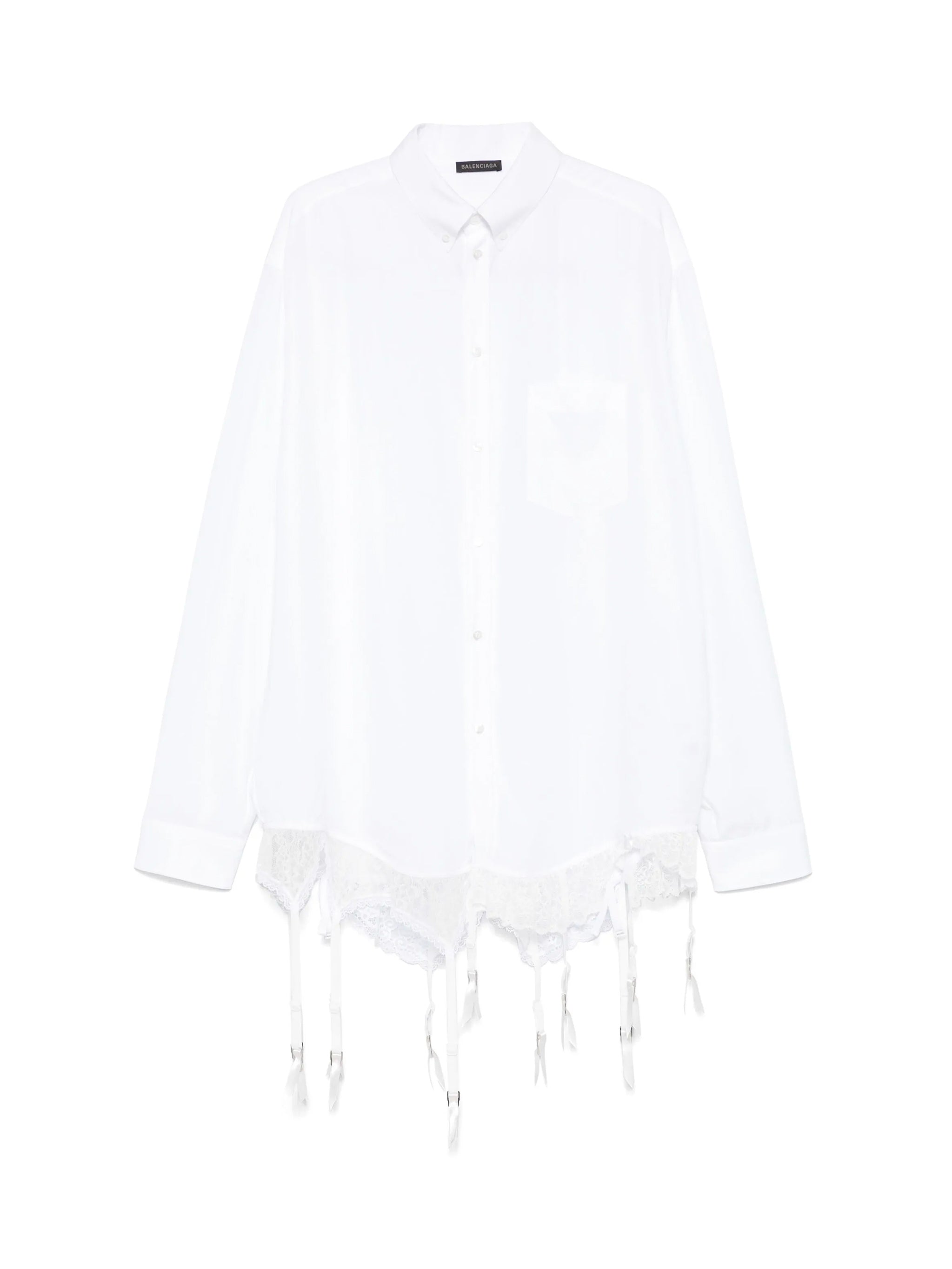 Balenciaga Shirts White Lyocell