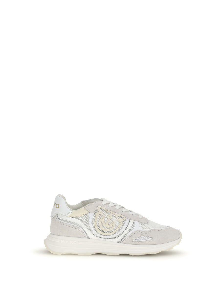Pinko Upper: 50% calf leather (Bos Taurus) sneaker in white