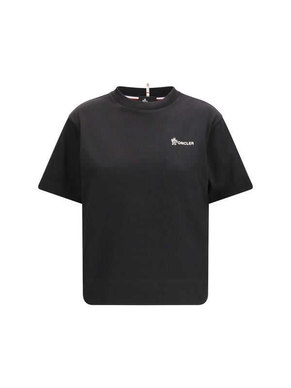Moncler Grenoble 100% Cotton t-shirt in black