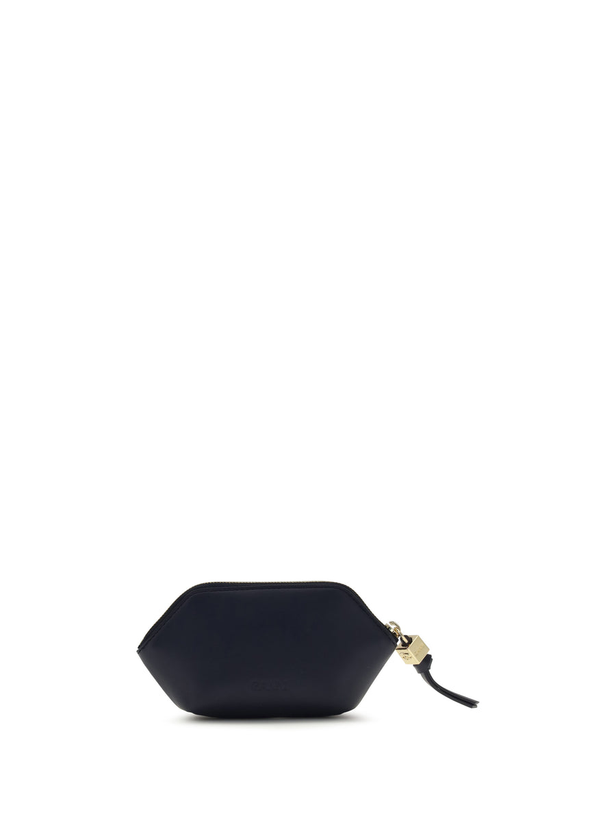 Coin Purse Bou Black-Iris Black/iris Recycled Leather Wallets & Purses