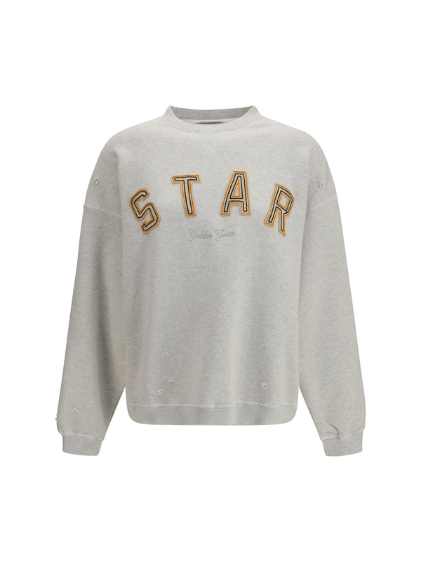 Golden Goose 100% cotton sweatshirt in gray