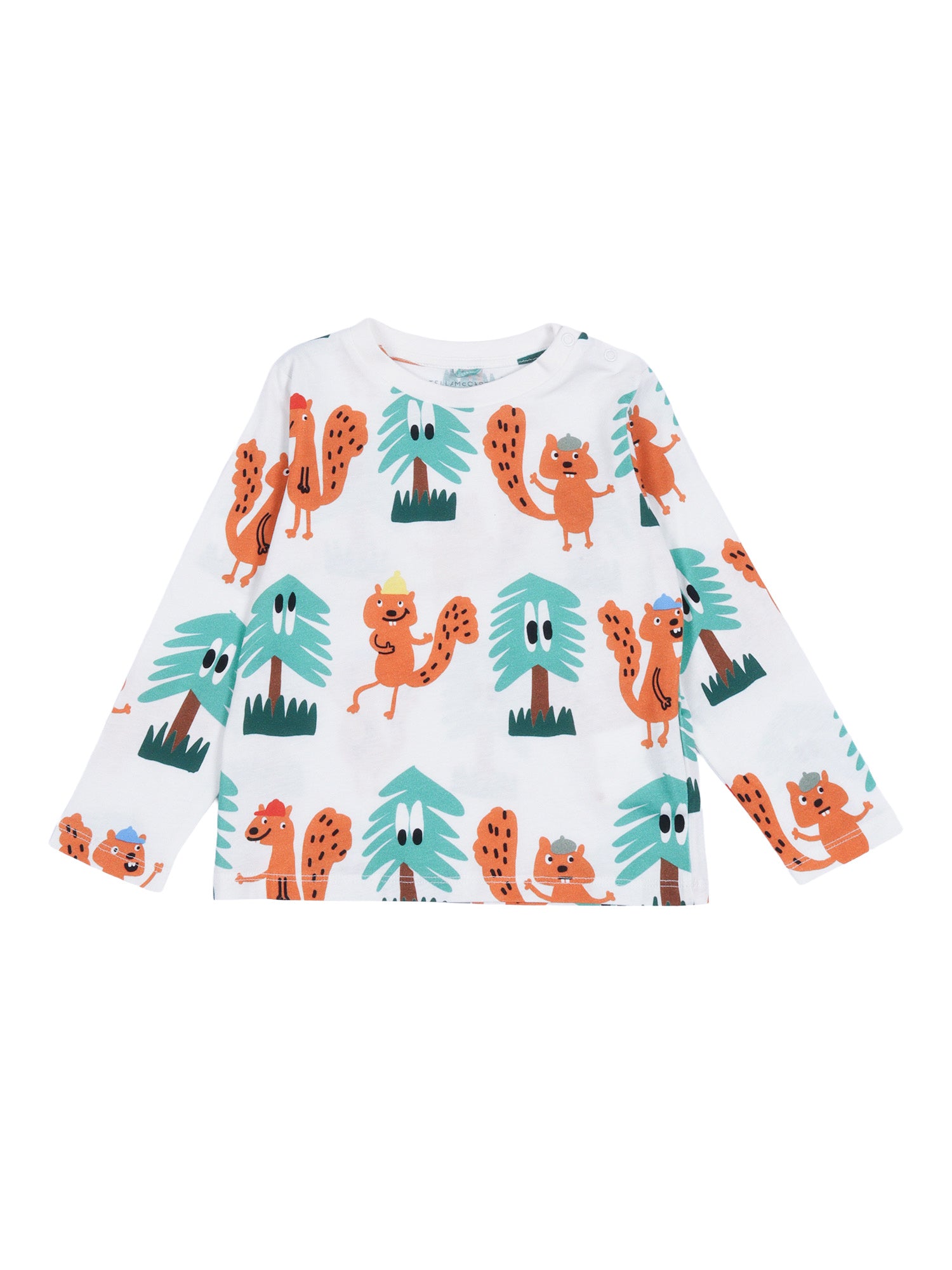 T-Shirt-Top White Cotton Short Sleeves T-shirt