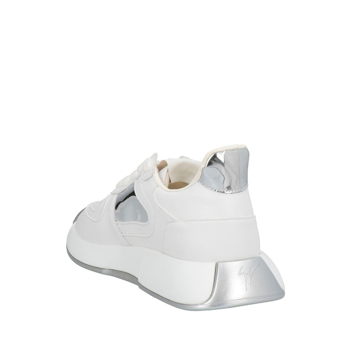 Leather Sneakers White Calf