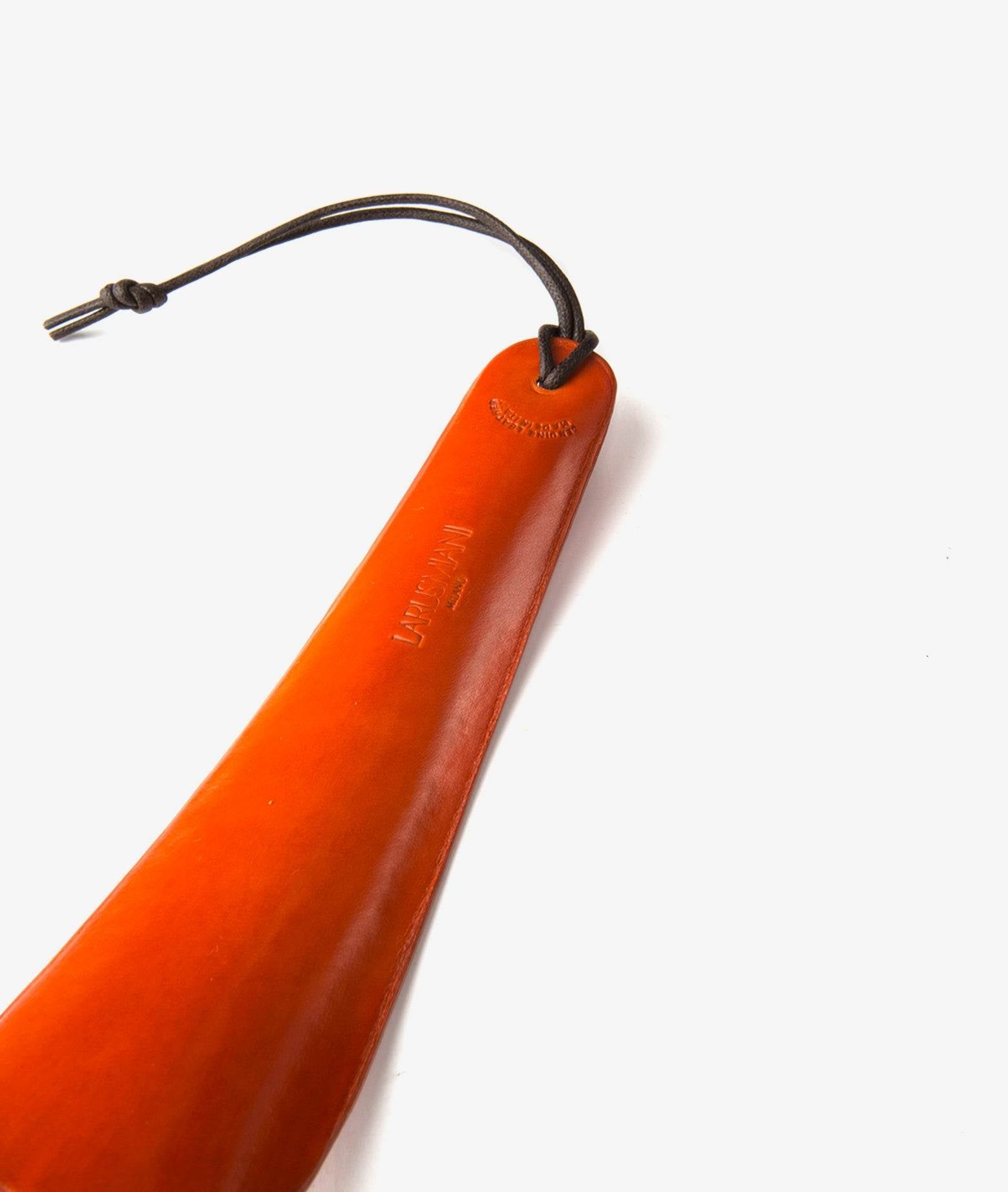 Small Shoehorn Firenze Orange Shoe Care