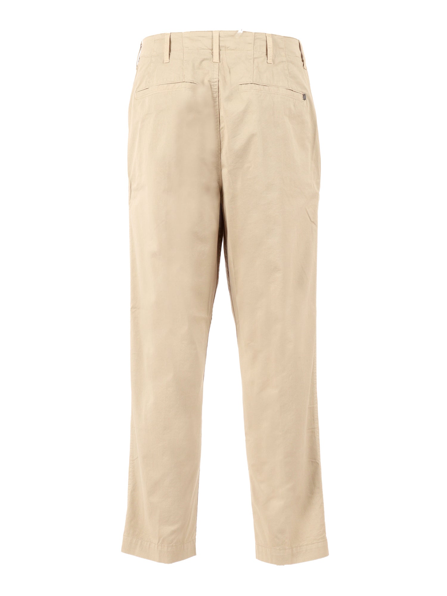 ZYAN PANTS Beige Cotton Elastan Jean