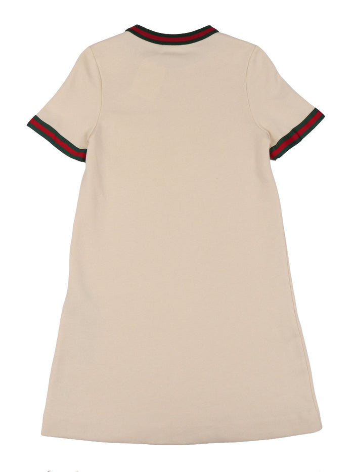 J S-S DRESS FELTED CTN JERSEY Beige Cotton