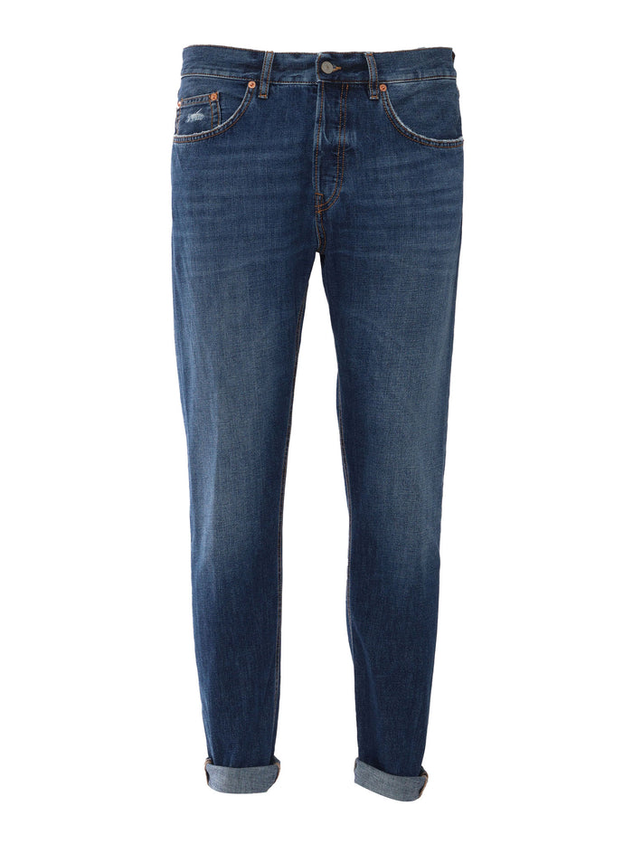 ICON PANTS Blue Cotton Jean
