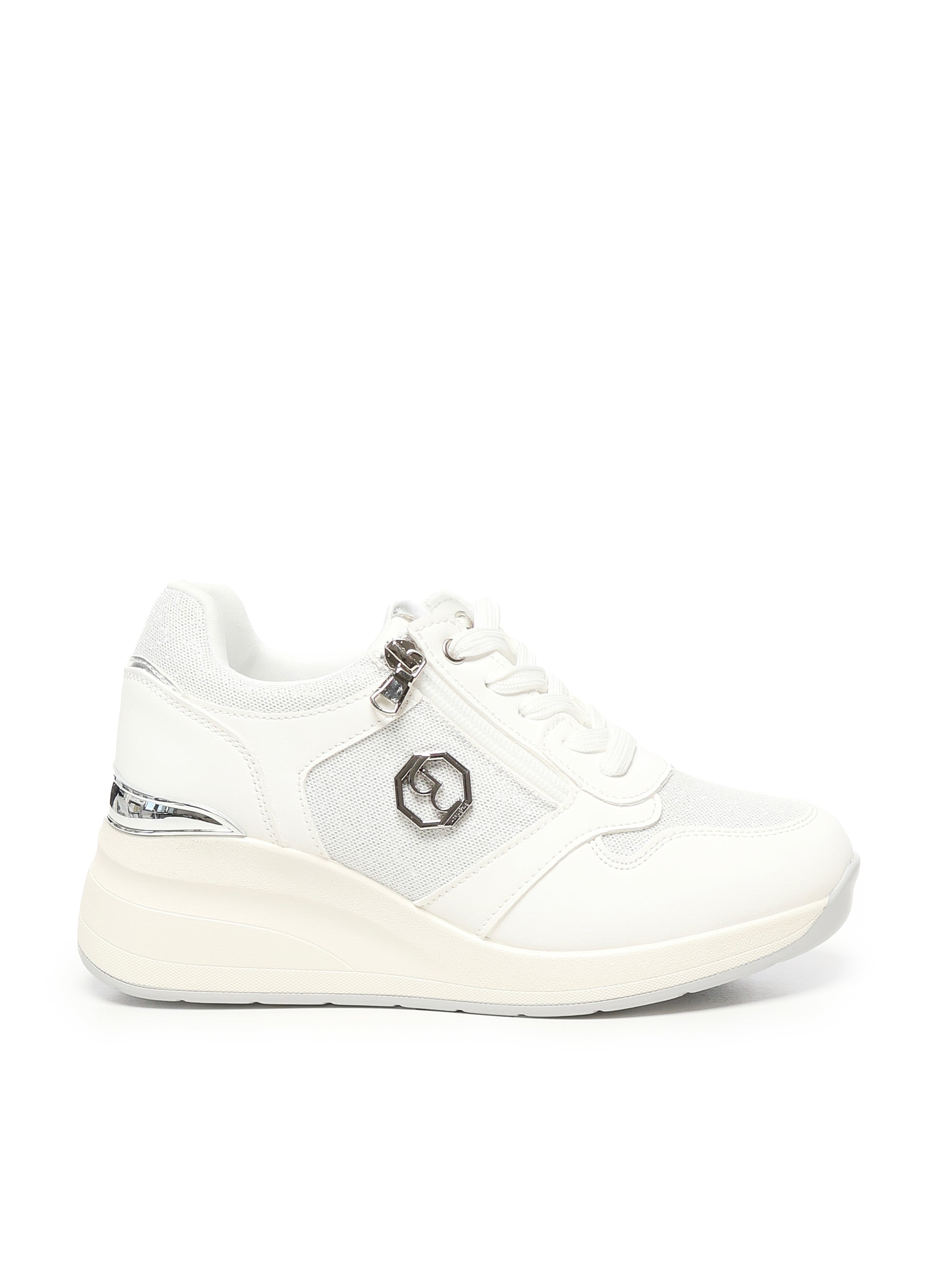 BY BYBLOS Flat shoes White Polyurethane