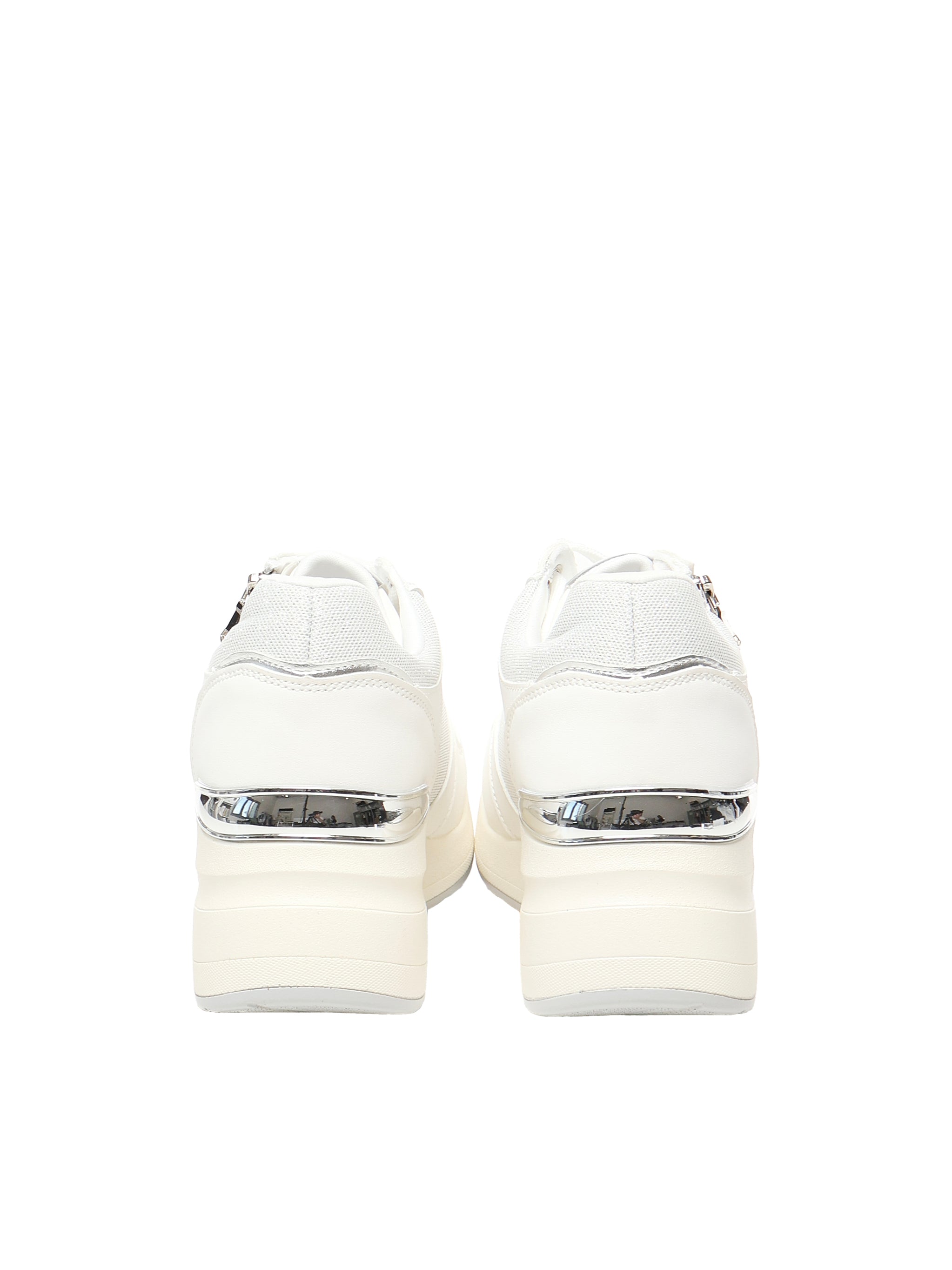 BY BYBLOS Flat shoes White Polyurethane