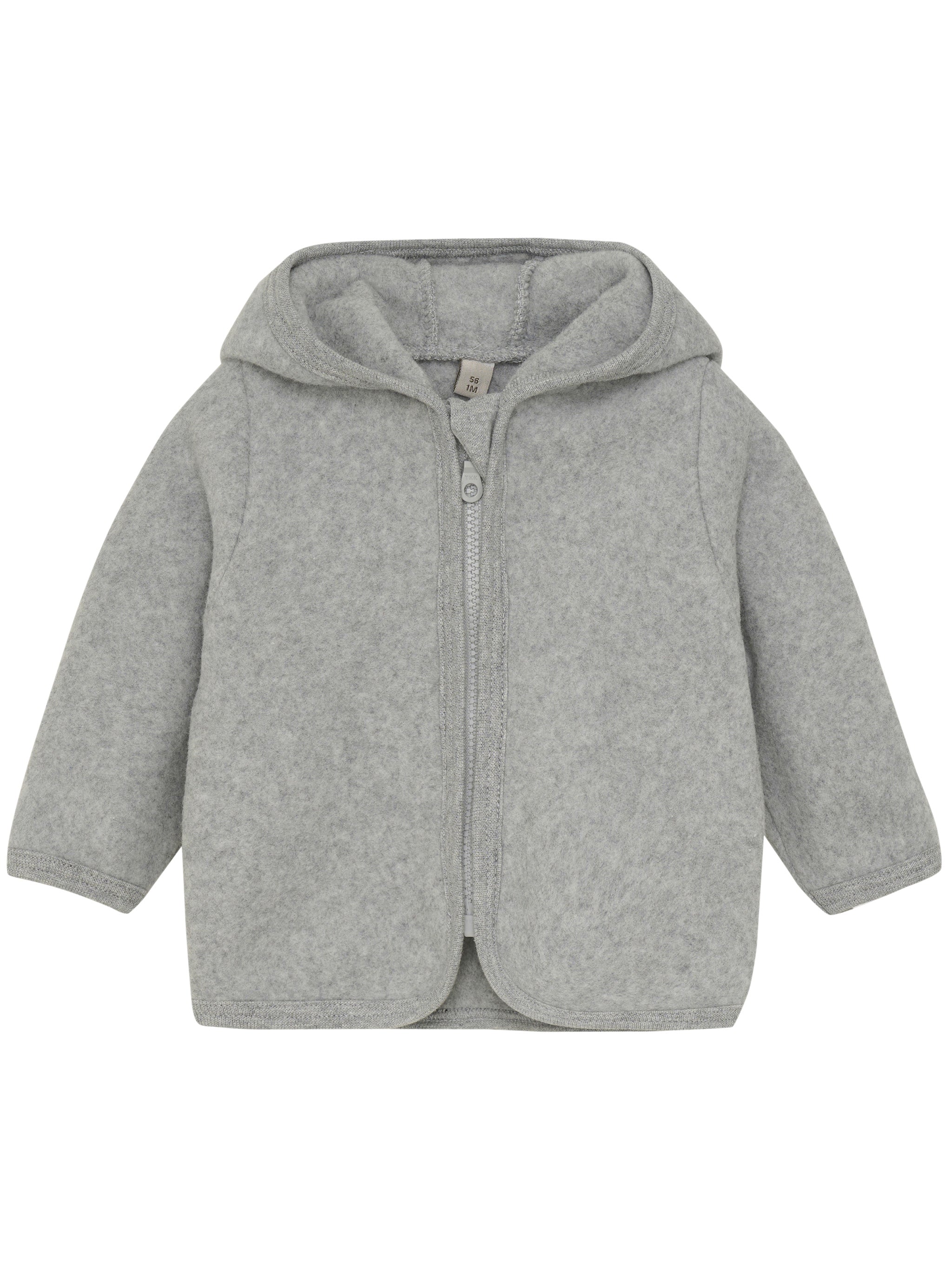 Jacket Cotton Fleece Grey Giacca