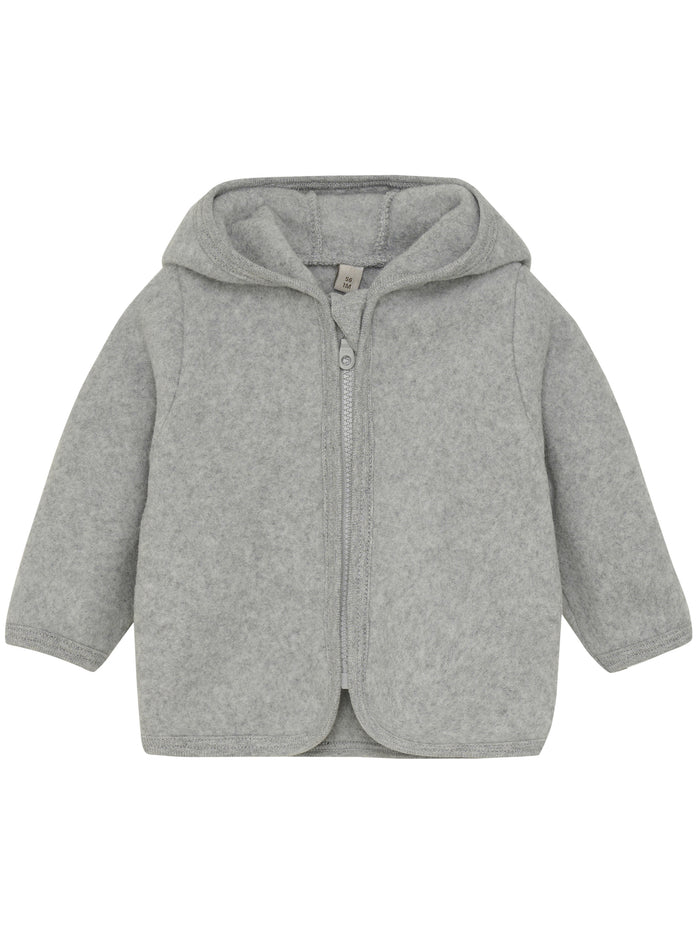 Jacket Cotton Fleece Grey Giacca