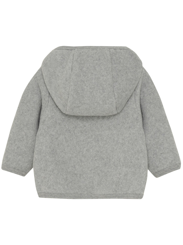 Jacket Cotton Fleece Grey Giacca