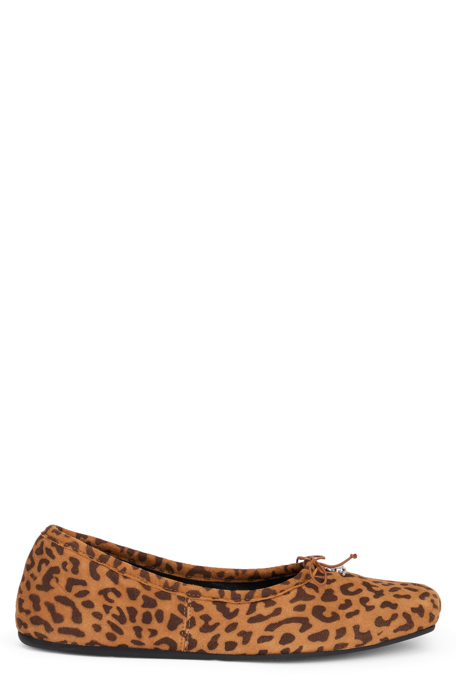 Ballerina Brigitte Leopard Animalier Sheep Leather Shoes