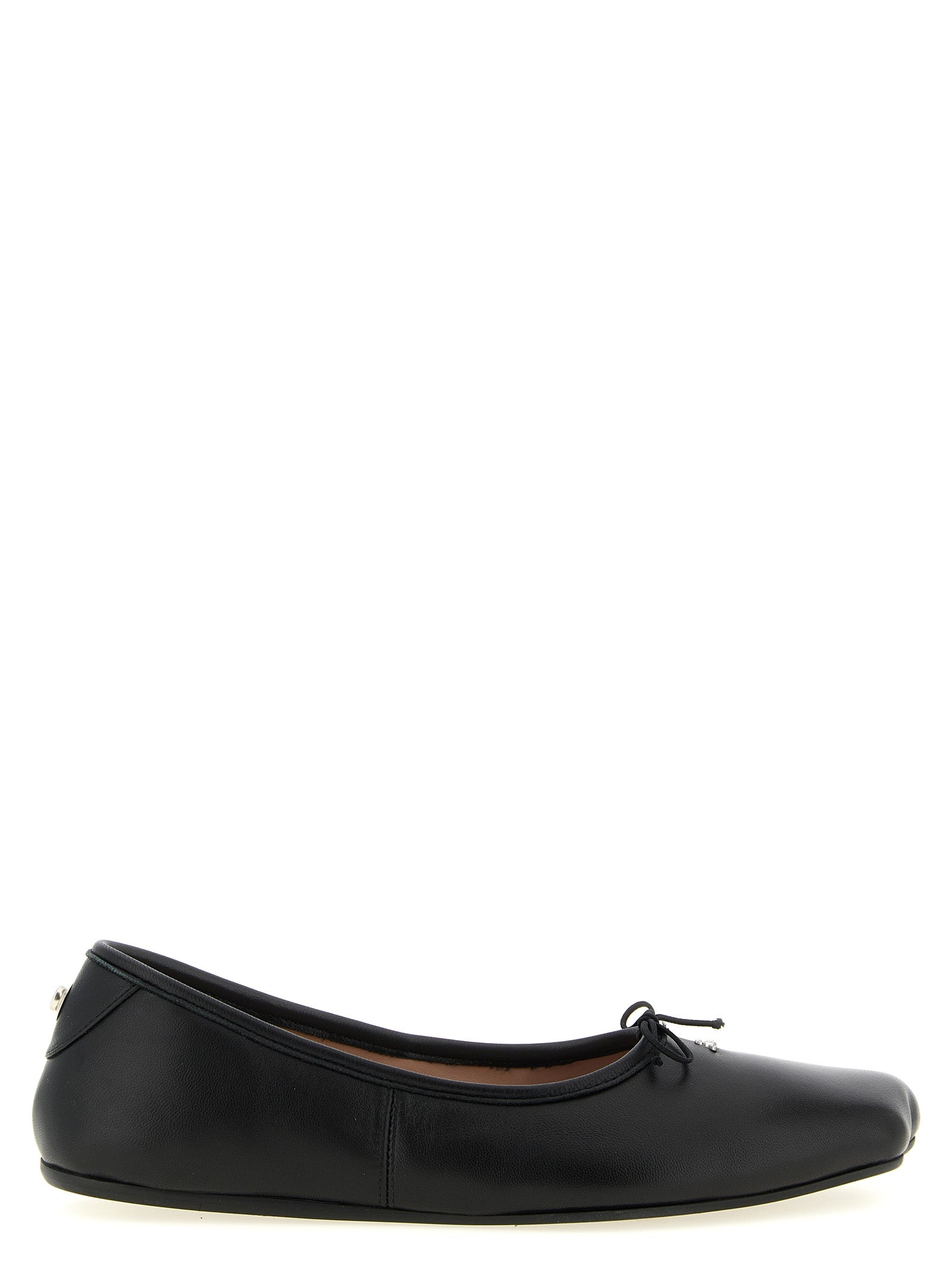 Bardot ballet flats Black Lamb Leather (ovis Aries) Flat Shoes