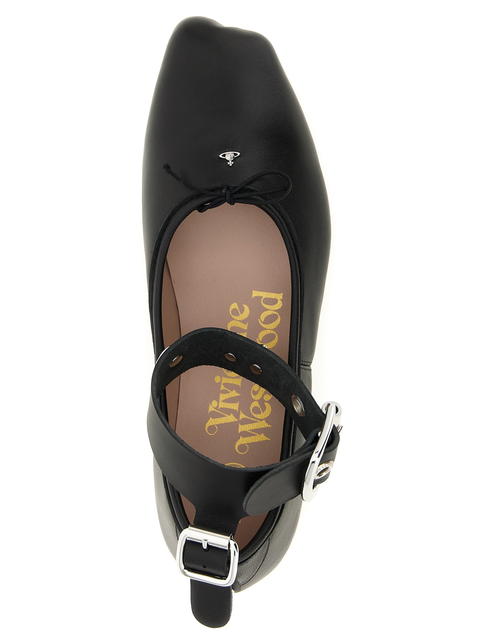 Bardot ballet flats Black Lamb Leather (ovis Aries) Flat Shoes