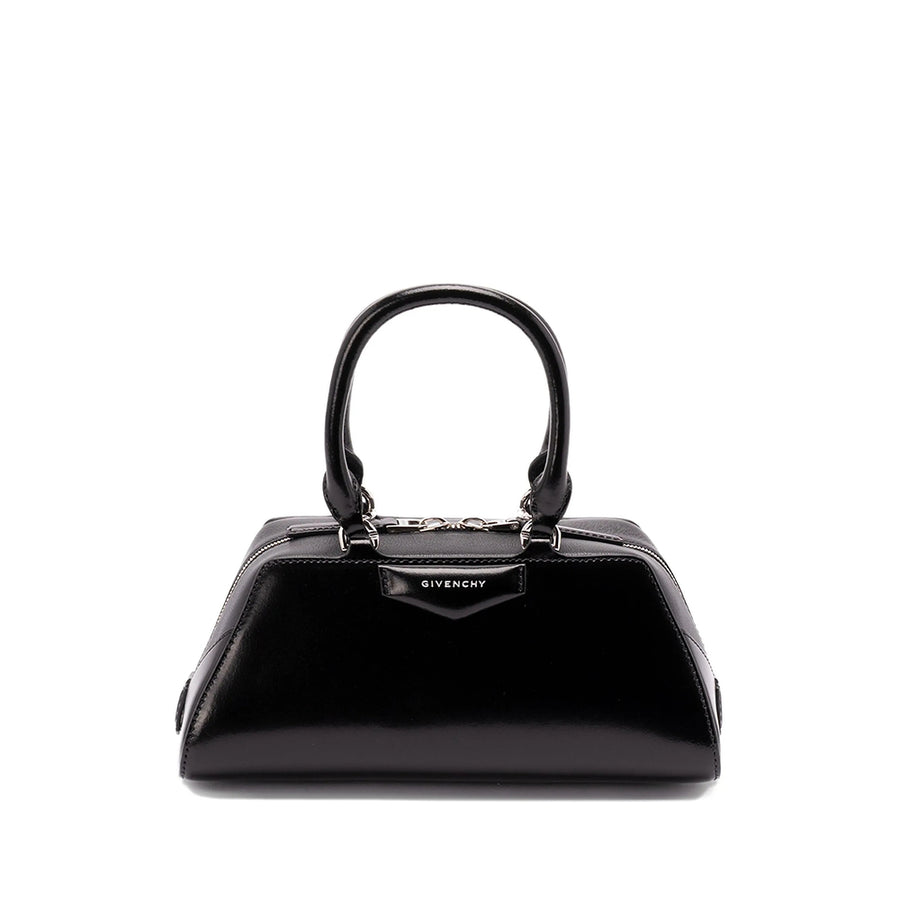 Tote Bag Black Calf Leather