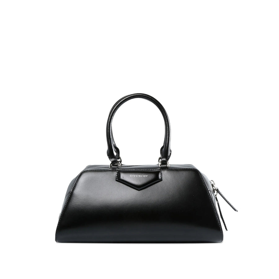 Calf Leather Tote Bag Black