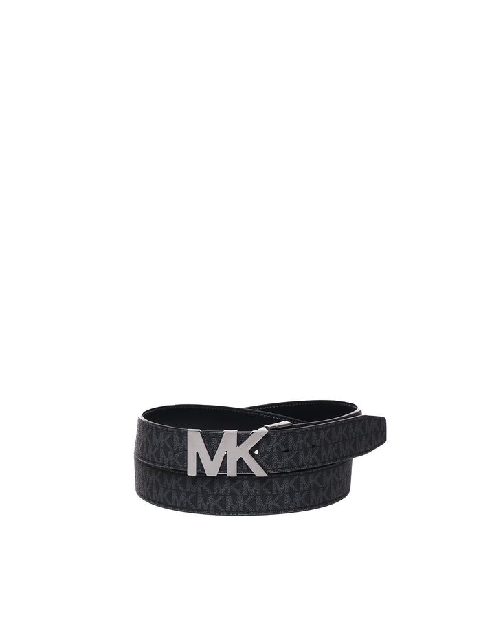 Michael Kors Belts Black Coated Canvas