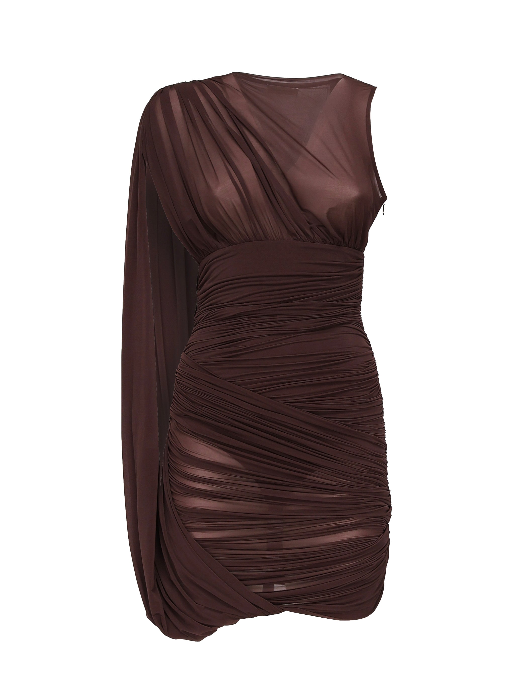 Magda Burtym Dresses Bordeaux Cupro Elastane