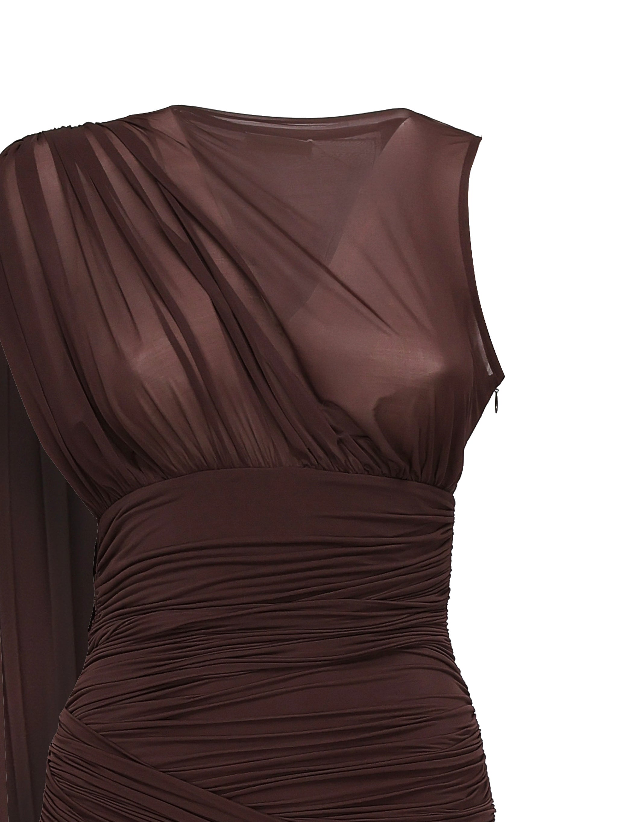 Magda Burtym Dresses Bordeaux Cupro Elastane