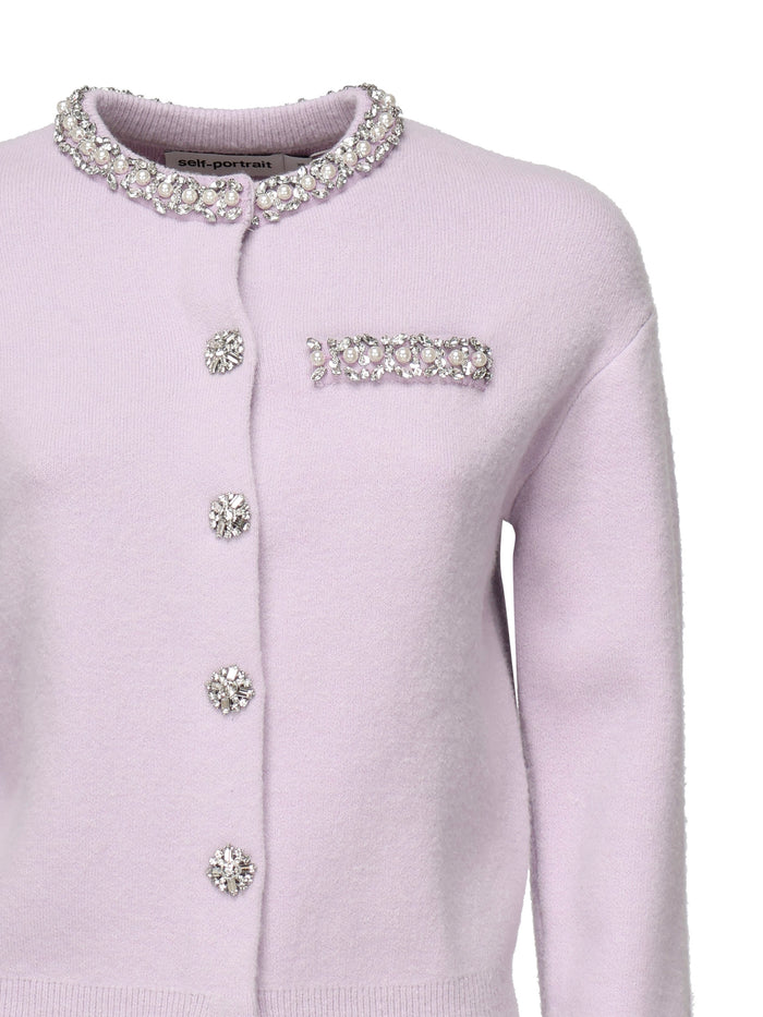 Self-Portrait Sweaters Purple