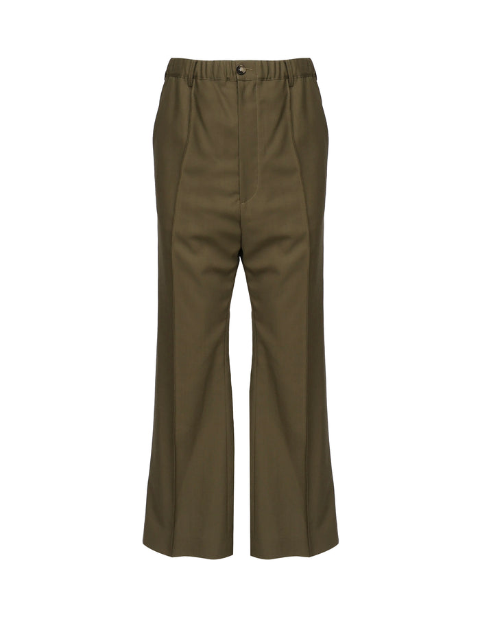 Marni Rtw Army Green Virgin Wool