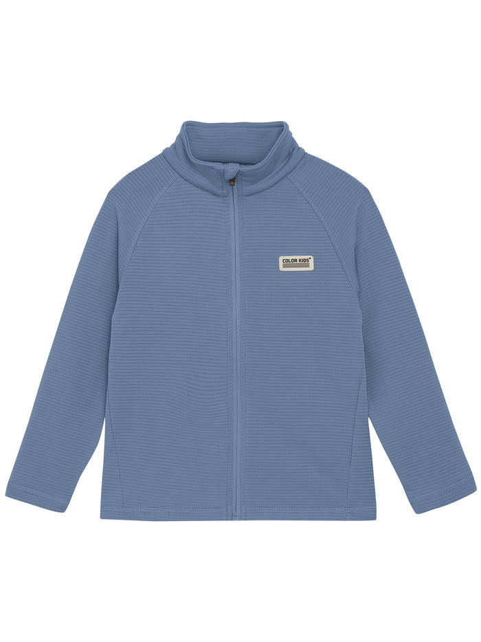 Fleece Stretch Jacket Blue Pl/ Ea Giacca