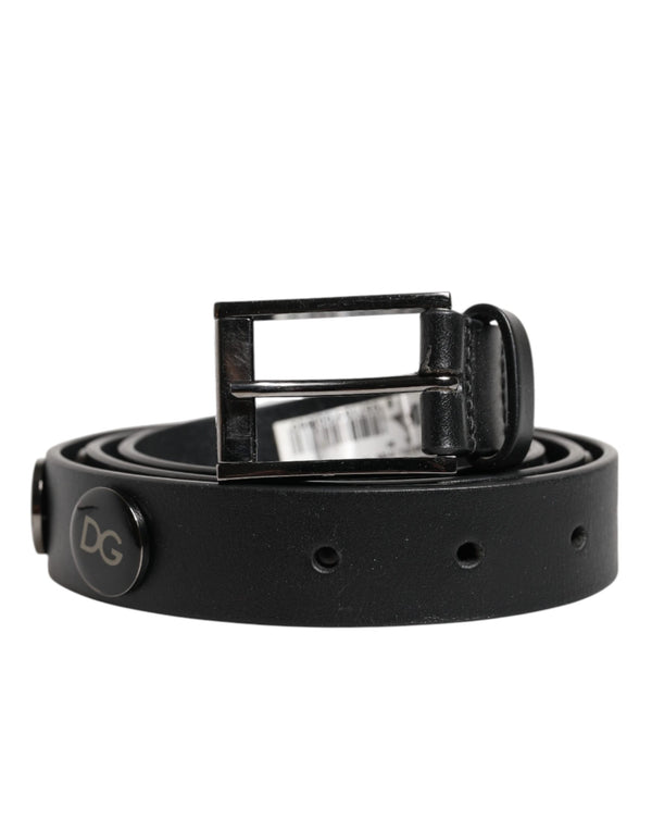 Dolce & Gabbana Leather belt in black