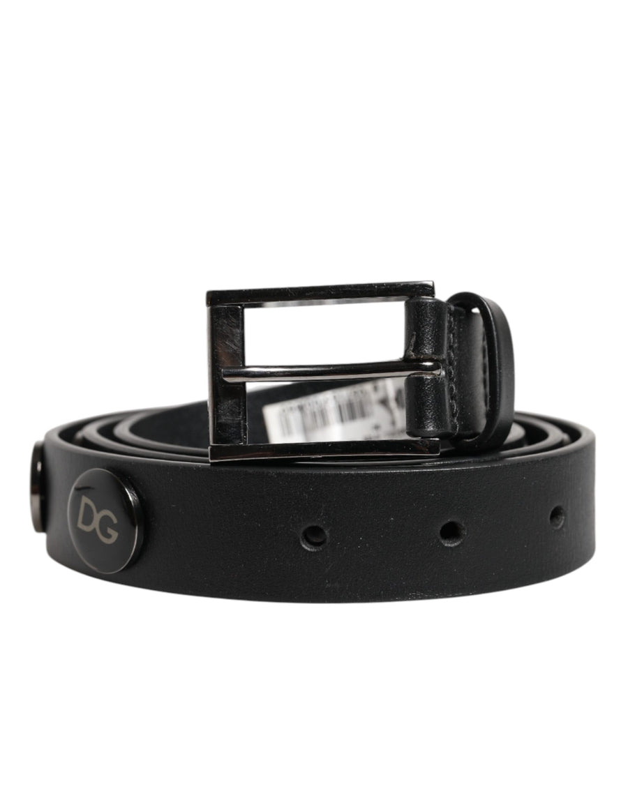 Dolce & Gabbana Leather belt in black
