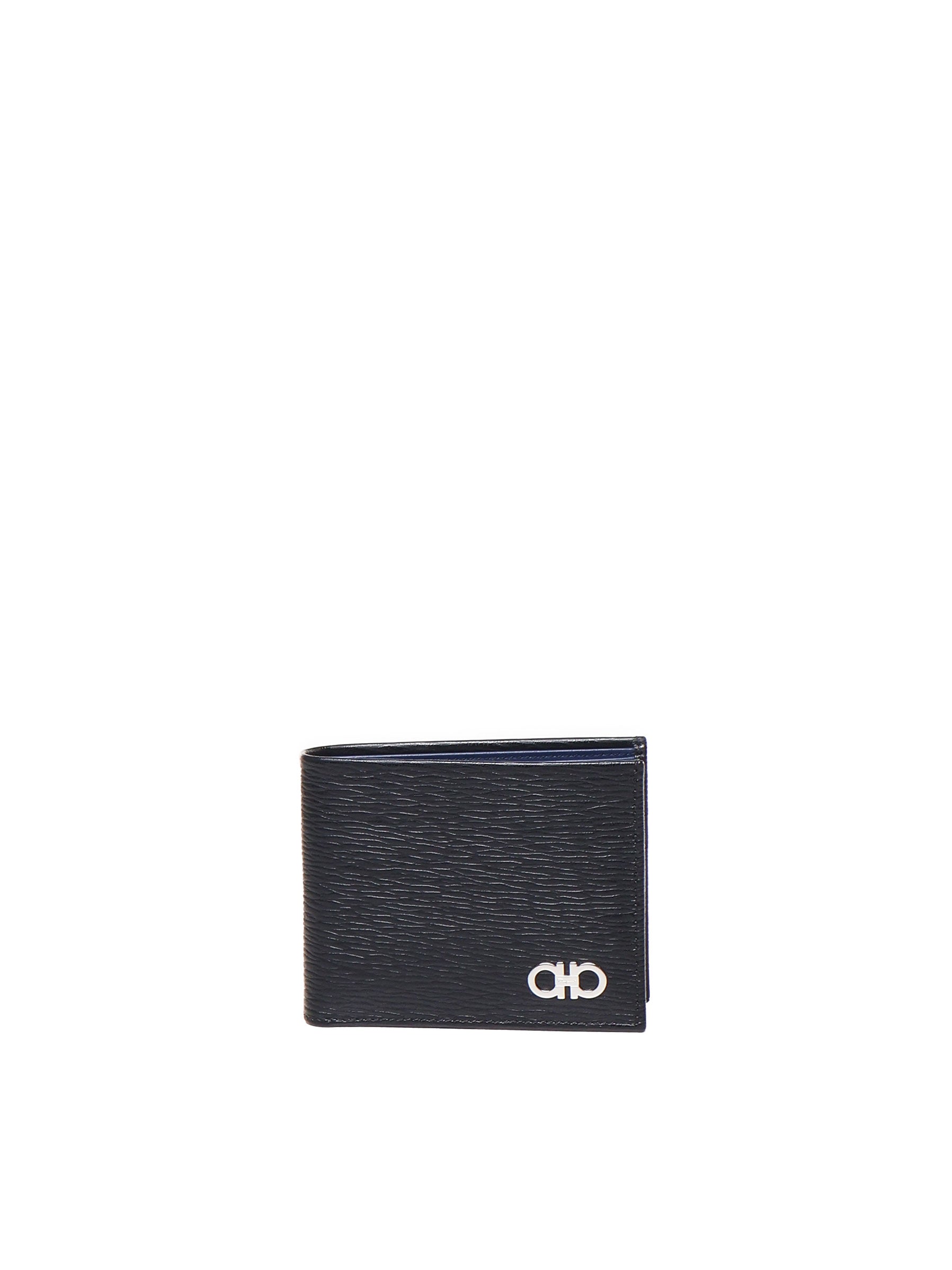 Ferragamo Wallets Black Calfskin