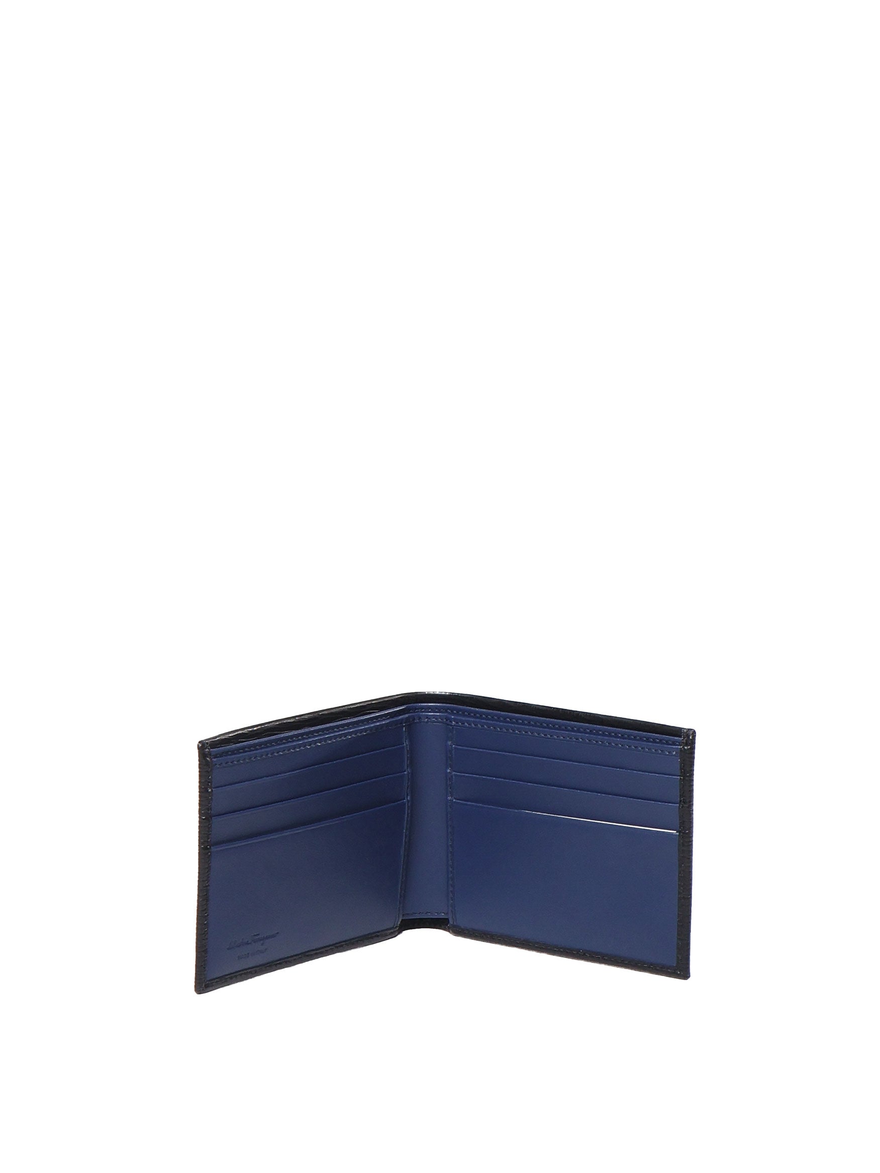 Ferragamo Wallets Black Calfskin