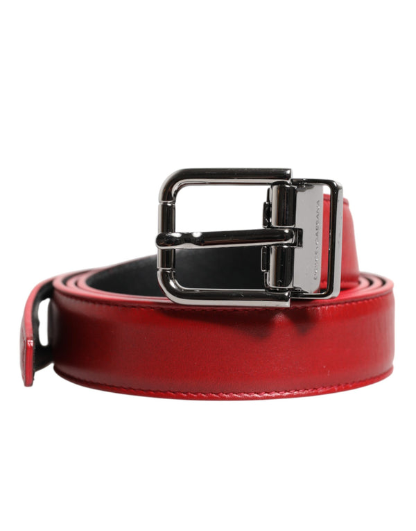 Dolce & Gabbana Leather belt in red