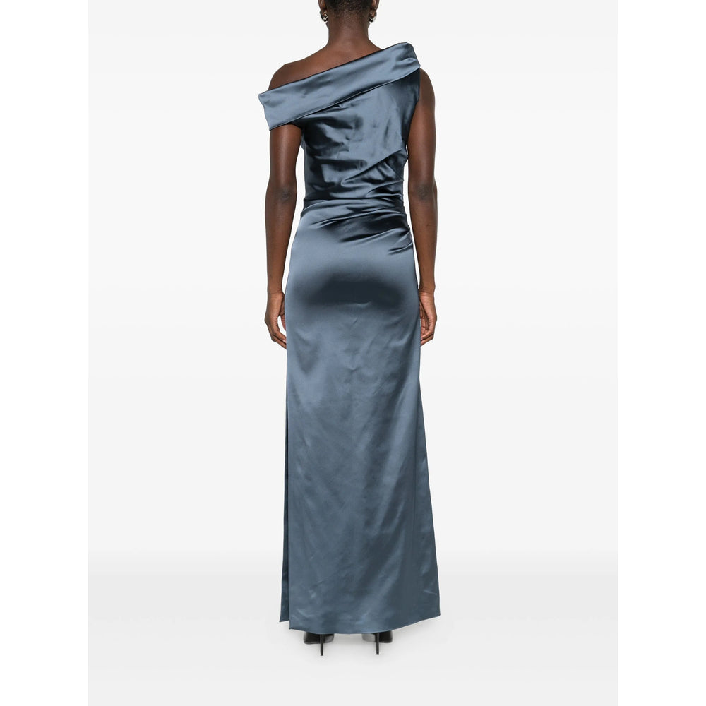 Dress Max Mara Pianoforte Blue Fabric: 100