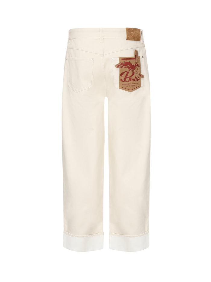 Bottega Veneta Jeans White Cotton