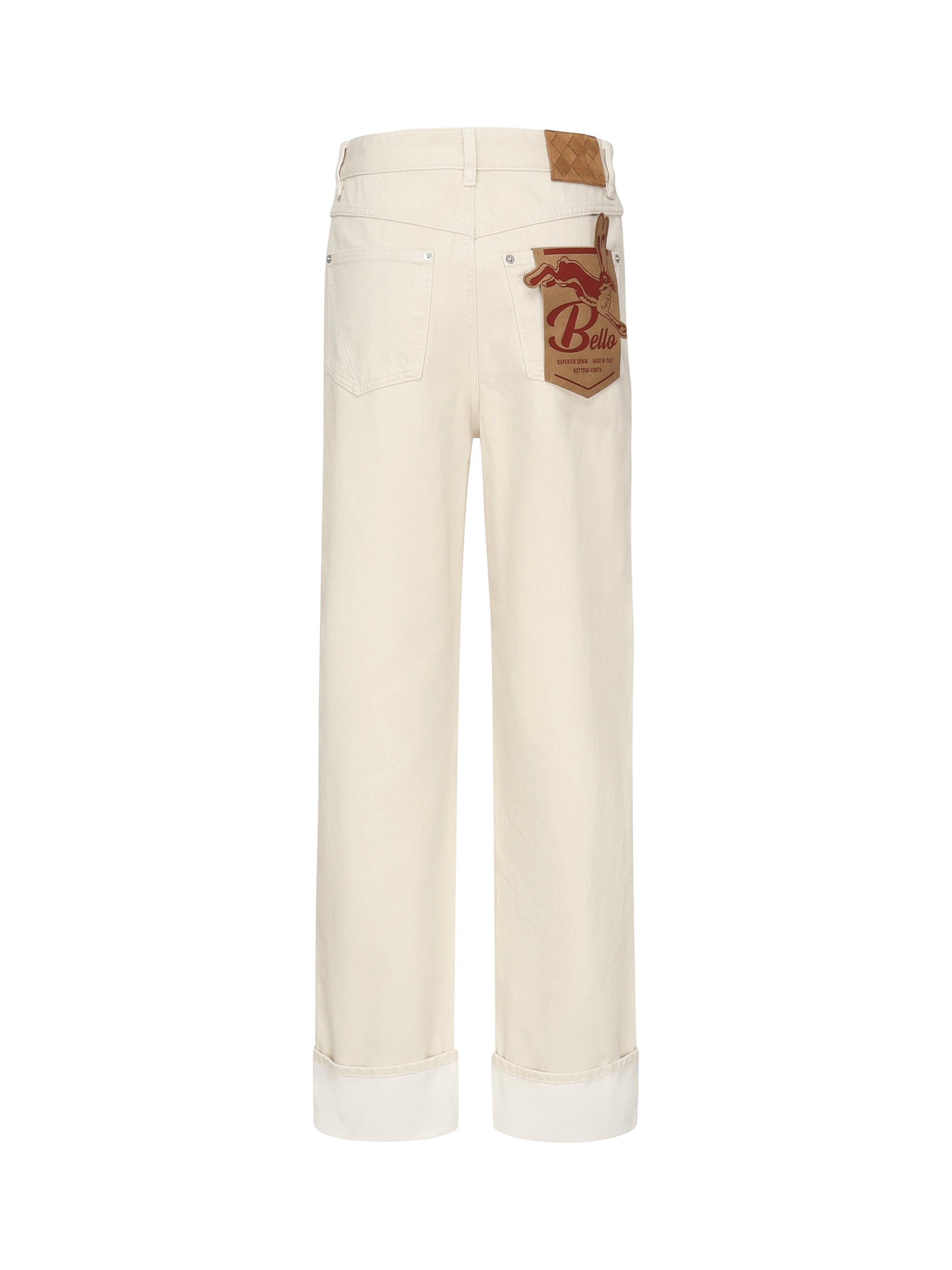Bottega Veneta Jeans White Cotton
