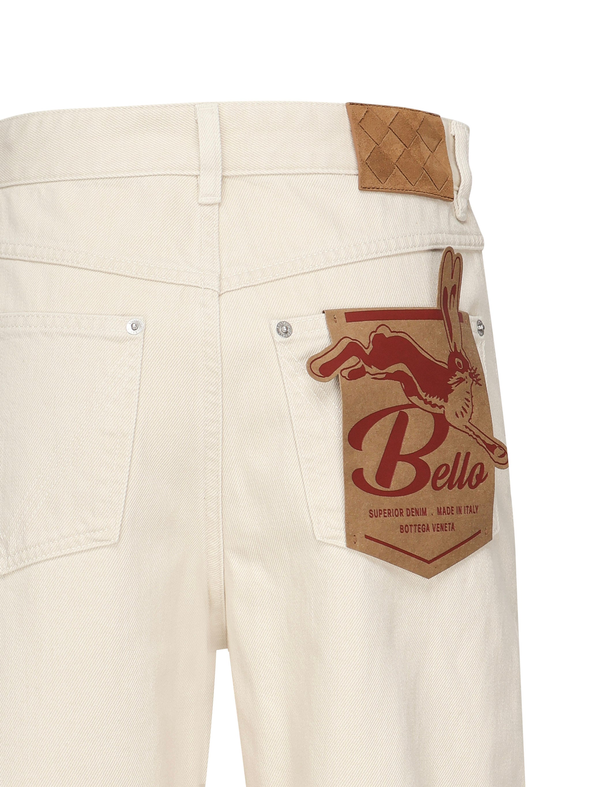 Bottega Veneta Jeans White Cotton