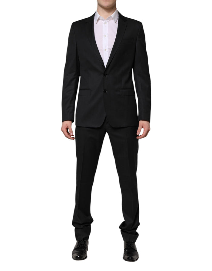 Dolce & Gabbana 100% Virgin Wool pant suit in gray
