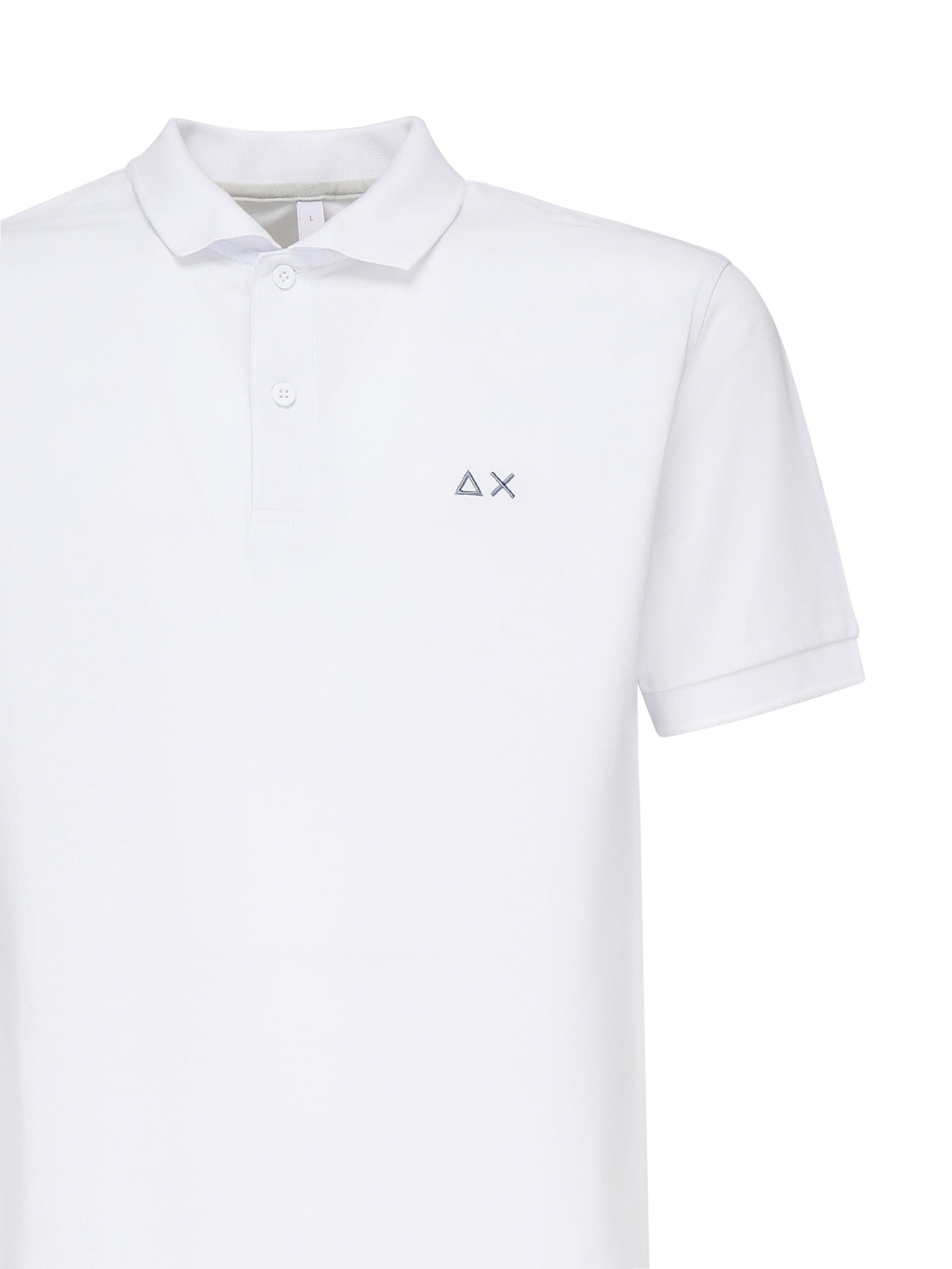 Sun 68 T-Shirts And Polos White Cotton Elastane