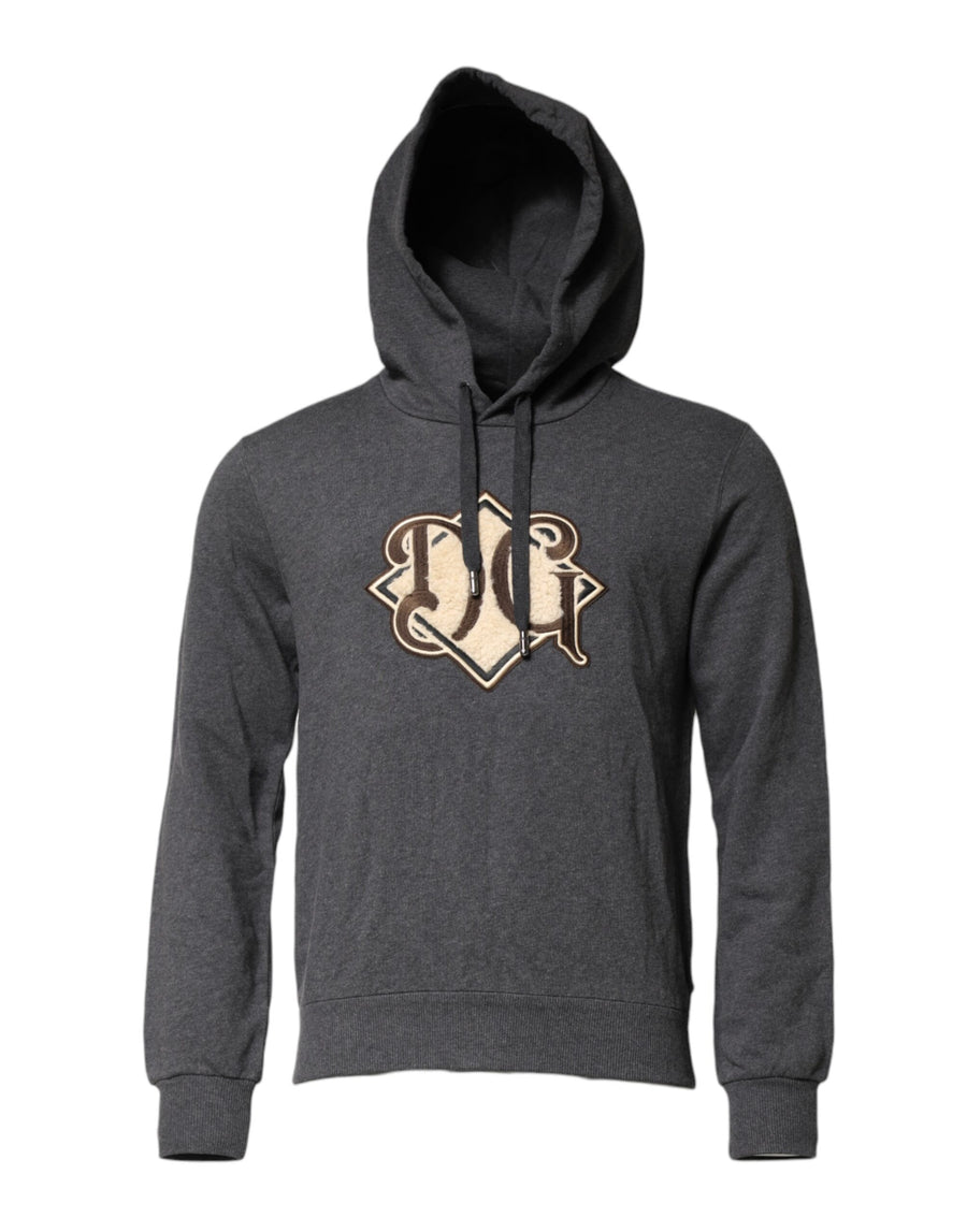 Dolce & Gabbana 100% Cotton hoodie in gray