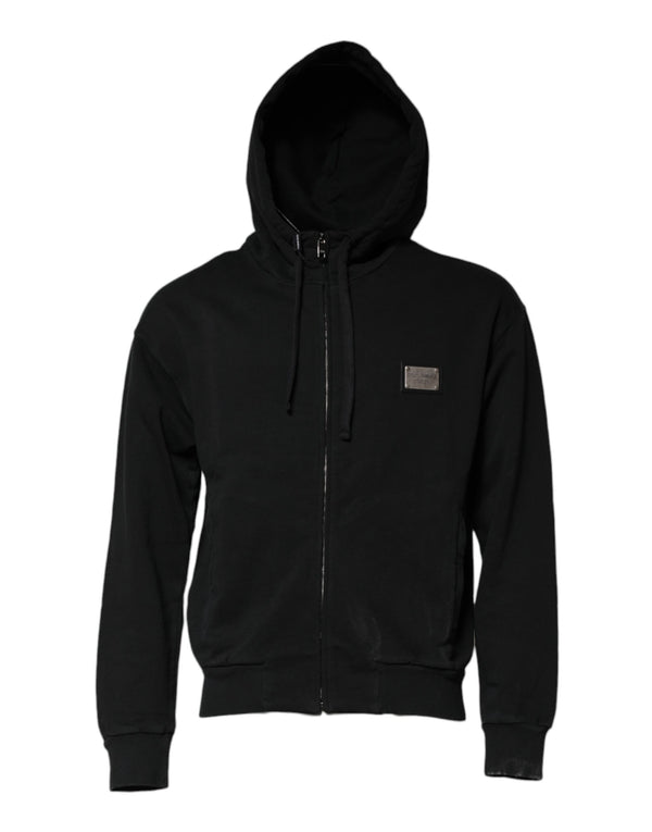 Dolce & Gabbana 100% Cotton hoodie in black