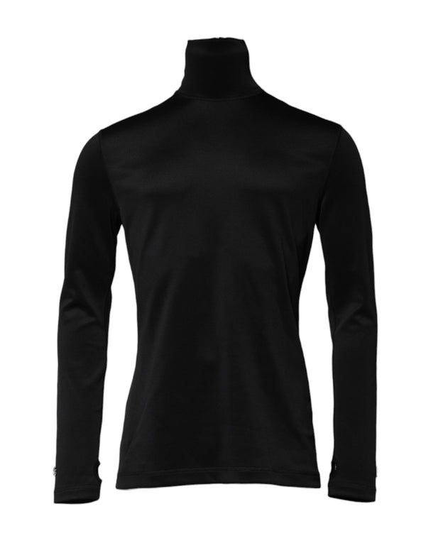 Dolce & Gabbana 92% Polyester 8% Elastane turtleneck in black