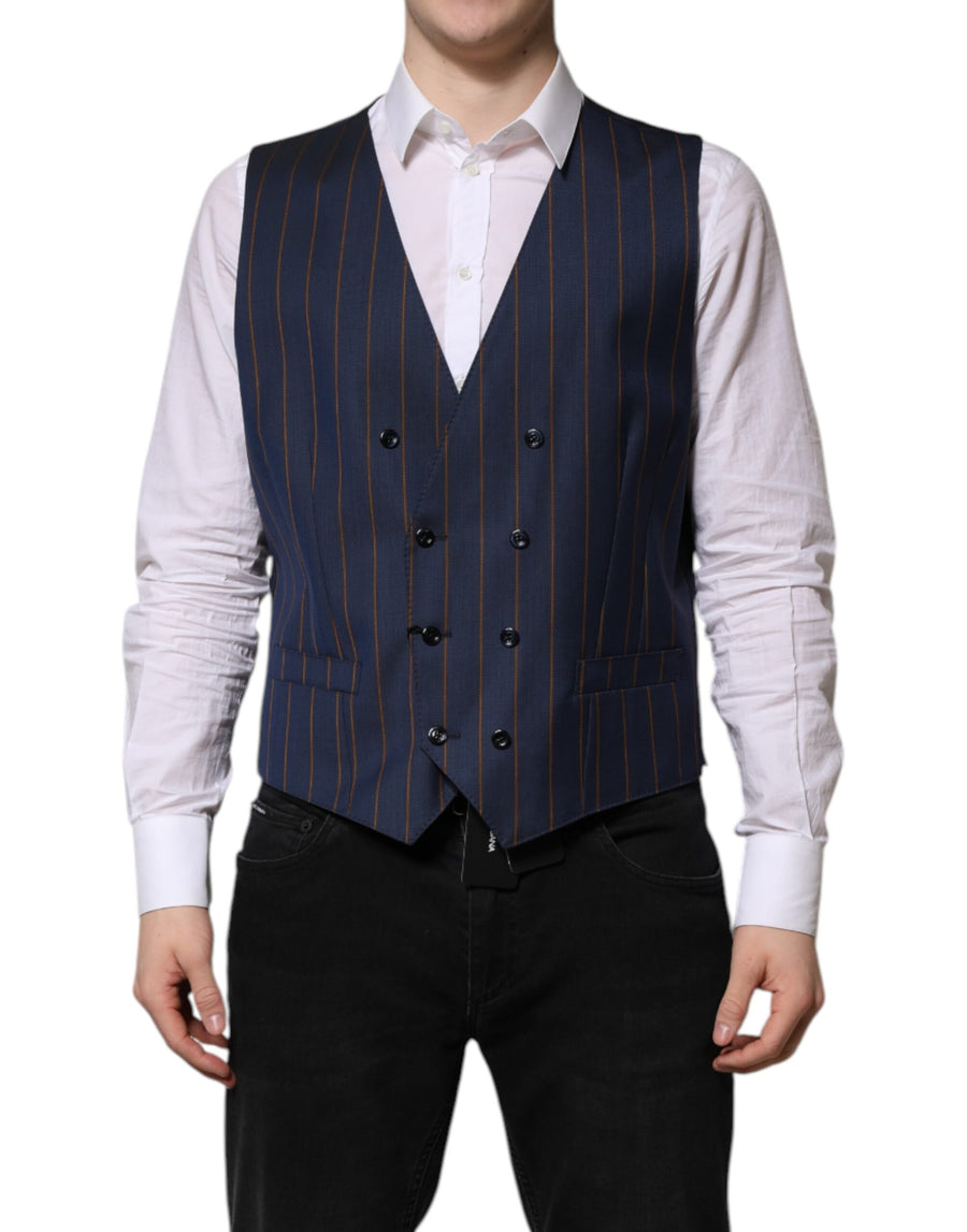 Dolce & Gabbana 100% Virgin Wool vest in navy