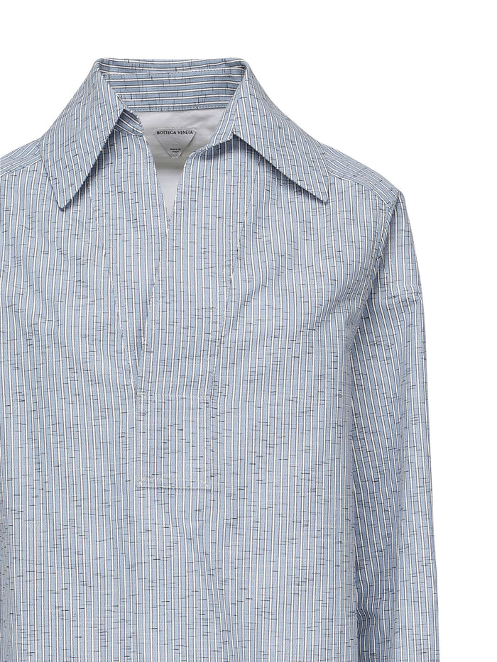 Bottega Veneta Shirts Blue/white Cotton