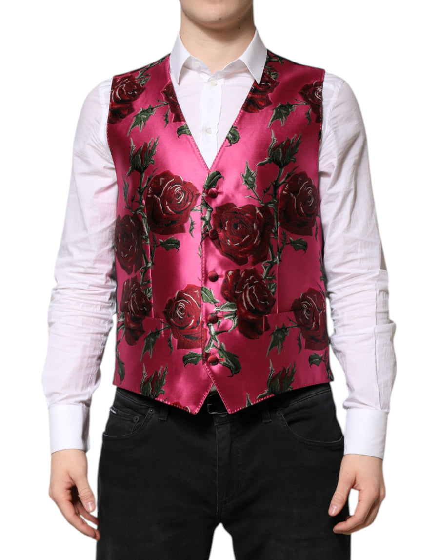 Dolce & Gabbana 79% Polyester vest in pink